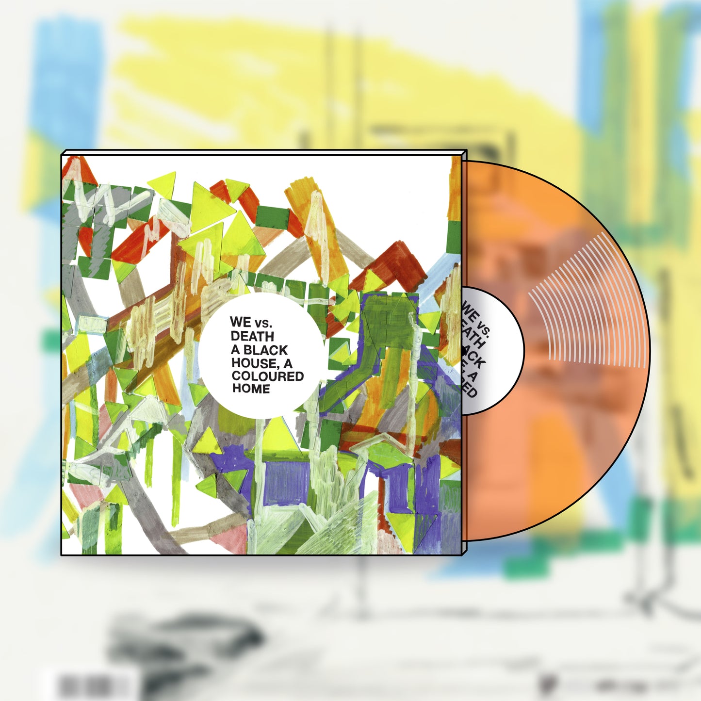 We Vs. Death - A Black House, A Coloured Home - LP (transp. orange vinyl)