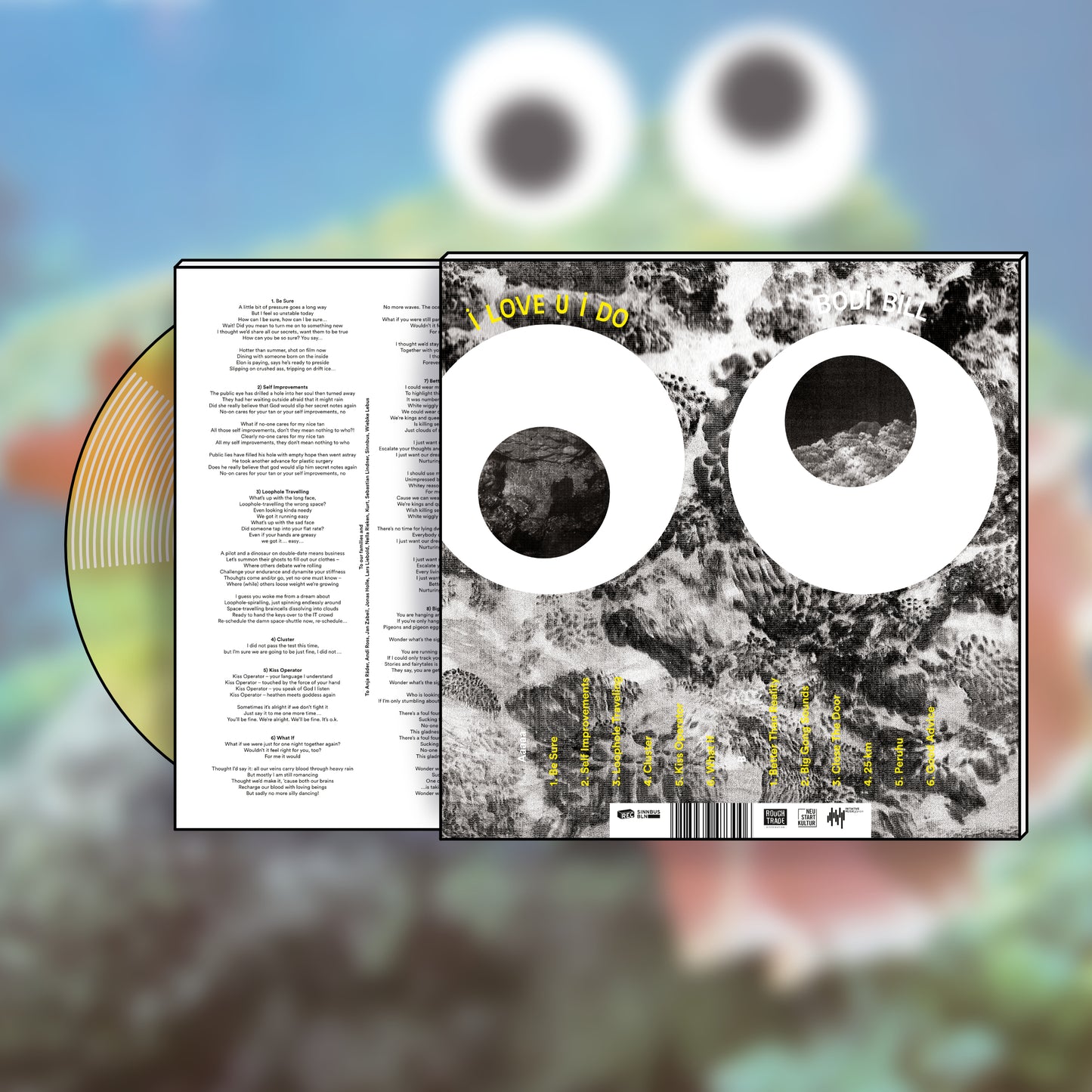 Bodi Bill - I Love U I Do - LP (transp. yellow vinyl)