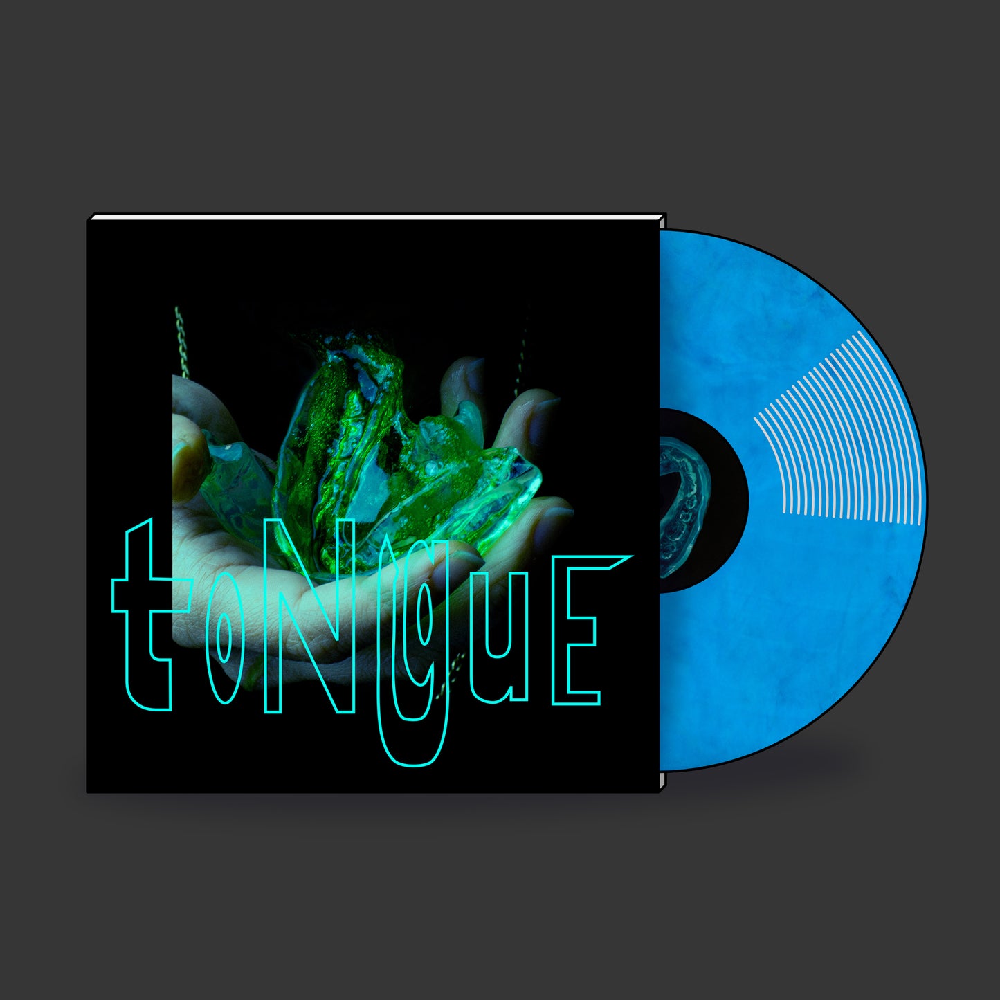 We Will Kaleid - Tongue / Aphasiac - LP (aqua blue vinyl)