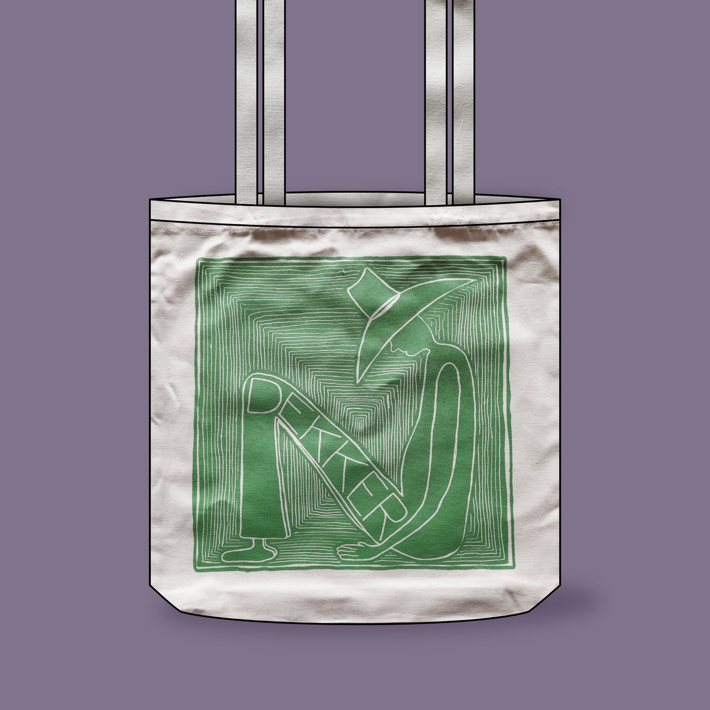 Dekker – Green Print – Tote Bag