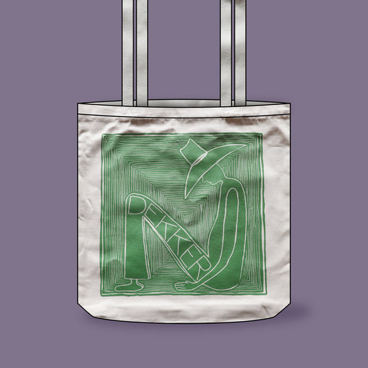 Dekker – Green Print – Tote Bag
