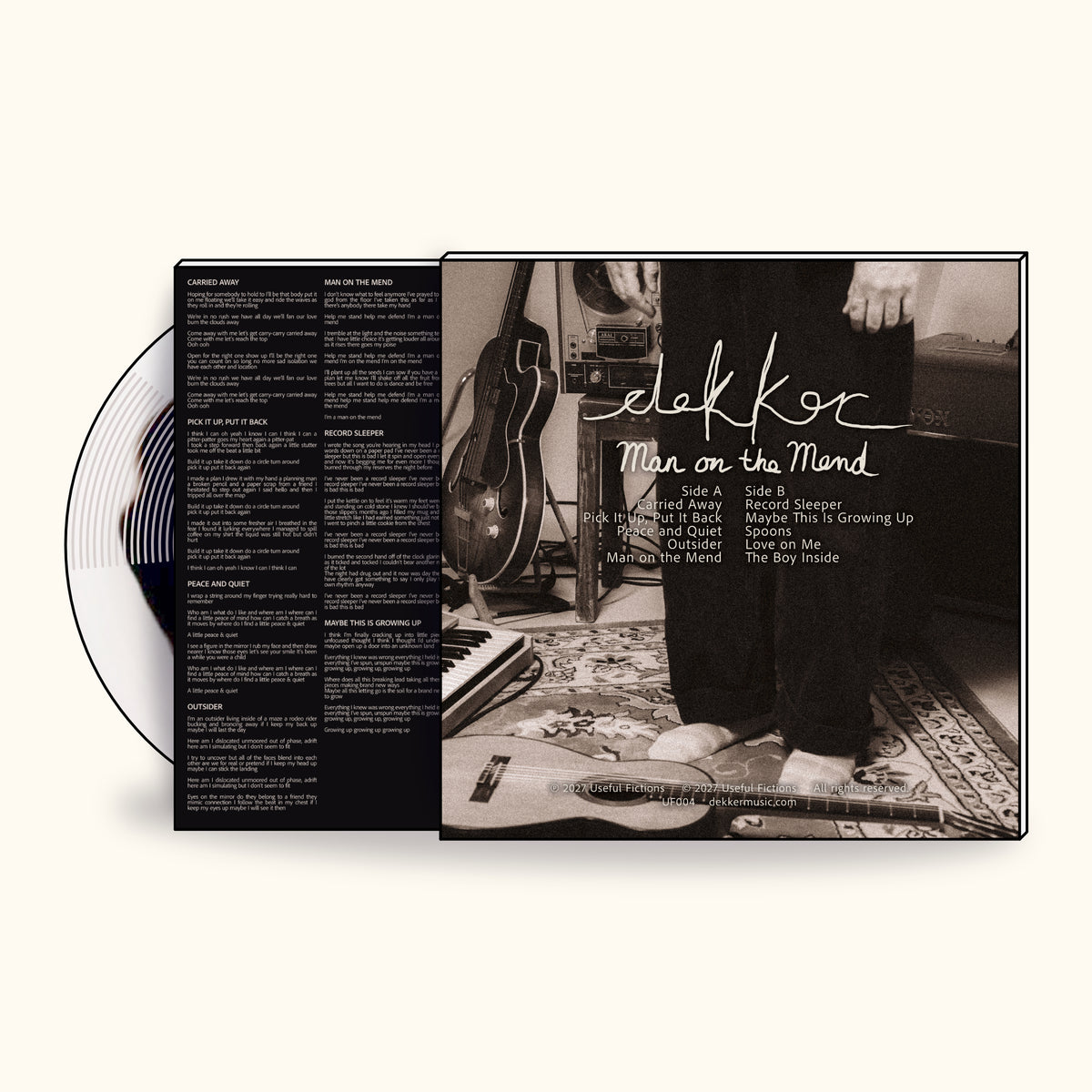 Dekker – Man On The Mend – LP (white/black blob vinyl)