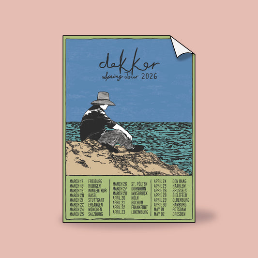 Dekker – Spring Tour 2026 – Poster / Print (signed)